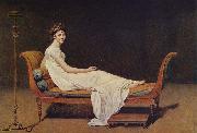 Jacques-Louis David Portrait of Madame Recamier oil